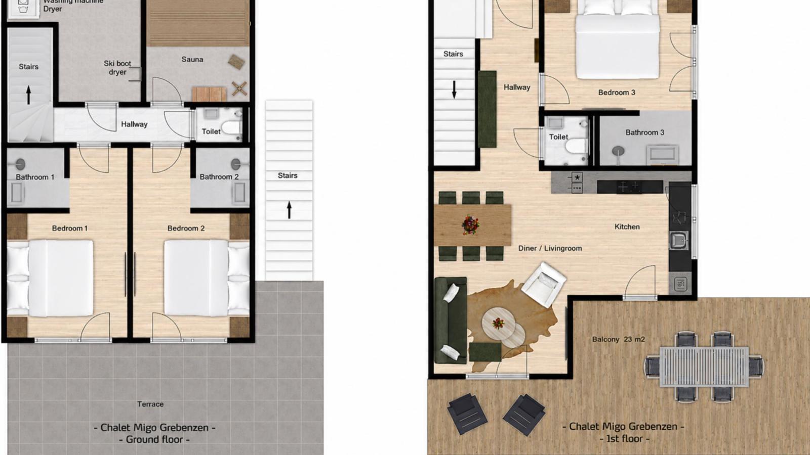 Migo Grebenzen - Plattegrond