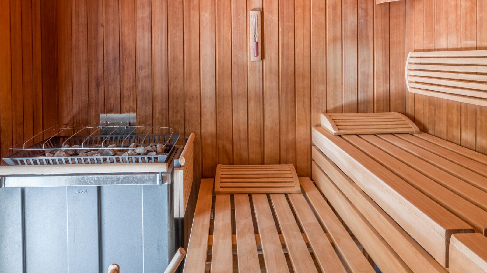 An der Gondelstation A3 - Sauna