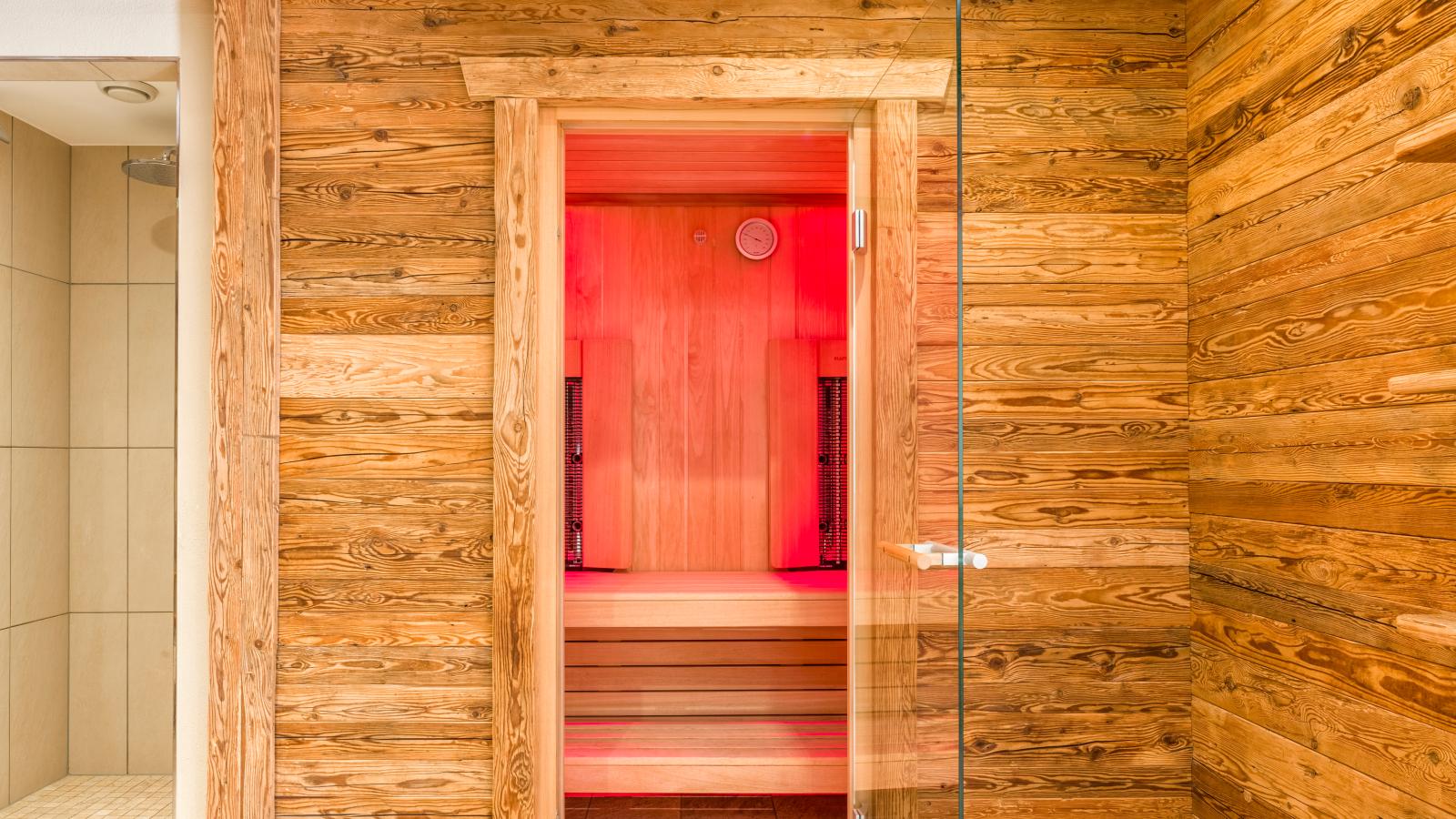 An der Gondelstation A3 - Sauna