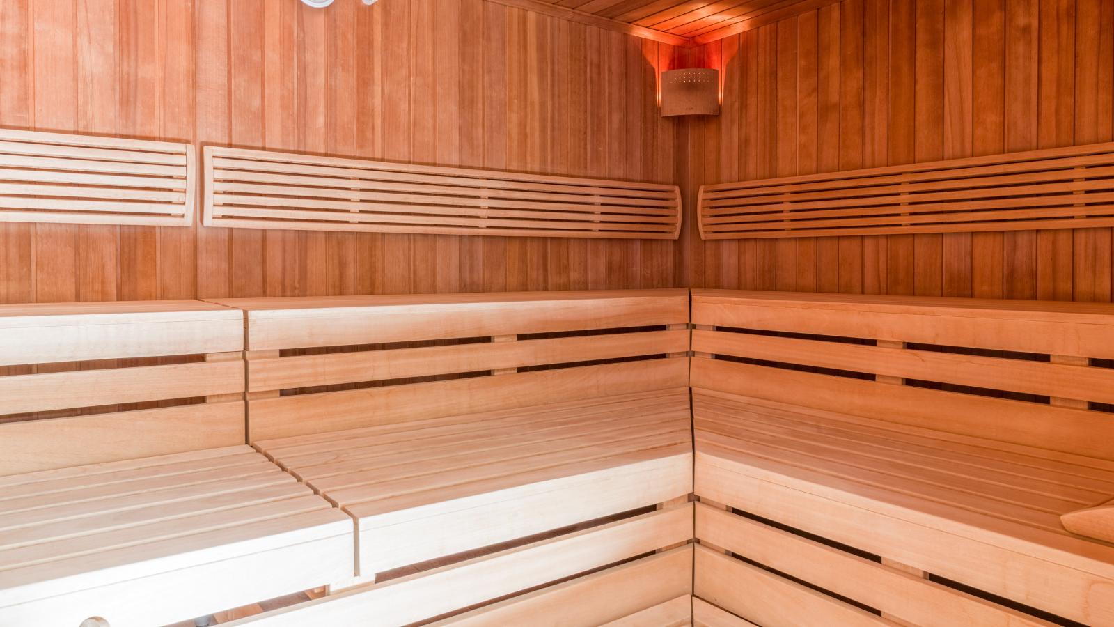 An der Gondelstation A5 - Sauna