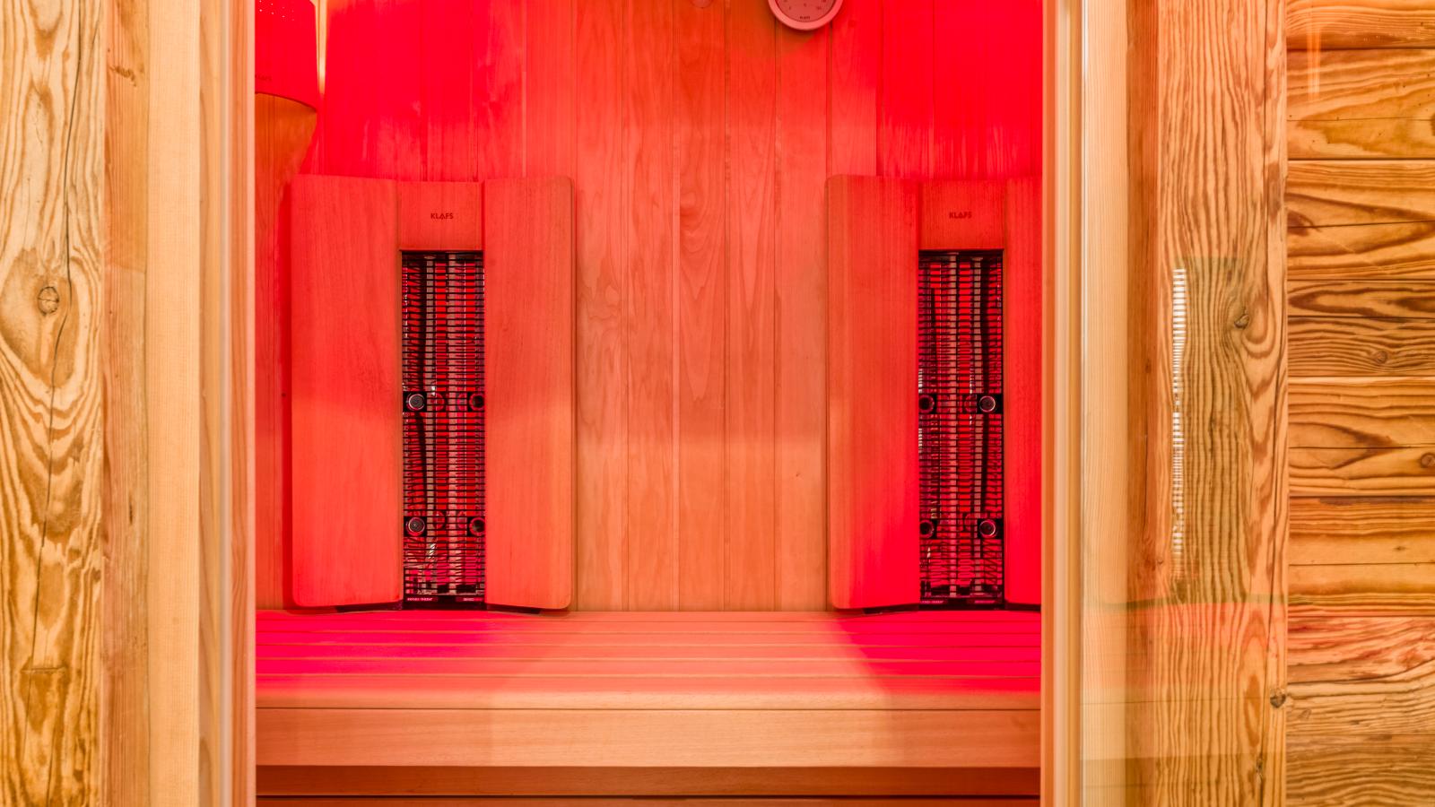 An der Gondelstation A5 - Sauna