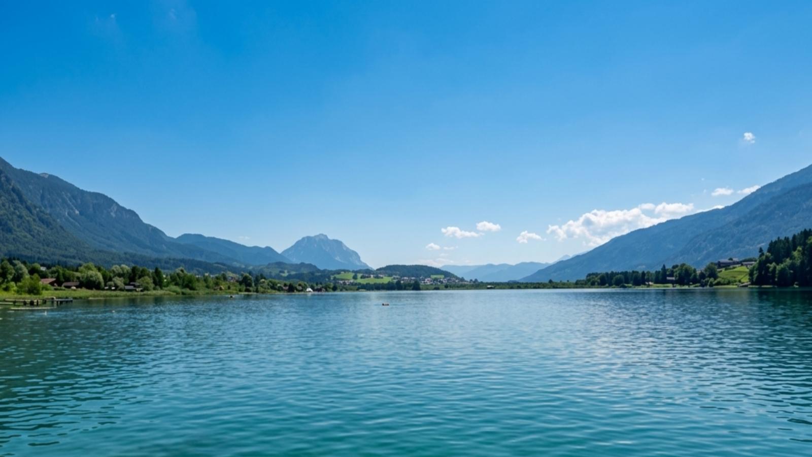 See-Idylle am Pressegger See - Gebieden zomer 1km