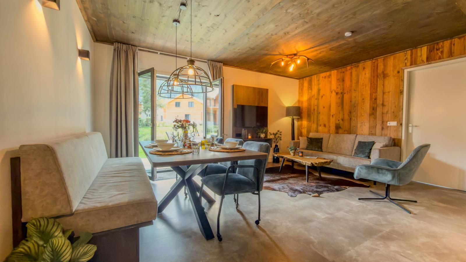 Alpenblick am Afritzer See - Woonkamer
