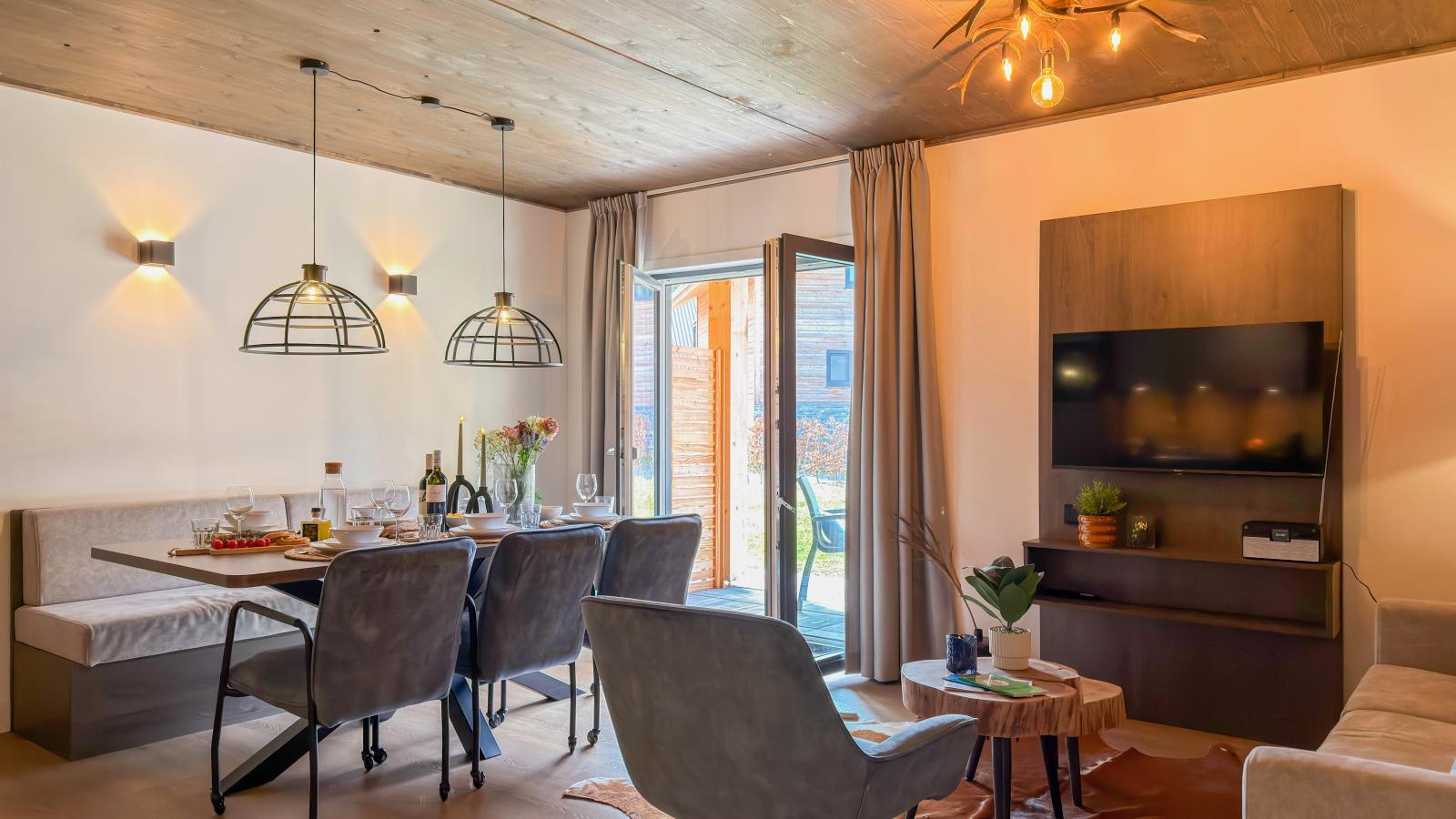 Alpenblick am Afritzer See - Woonkamer