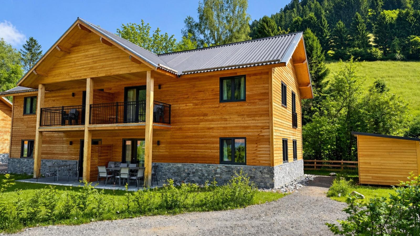 Alpenblick am Afritzer See - Buitenkant zomer