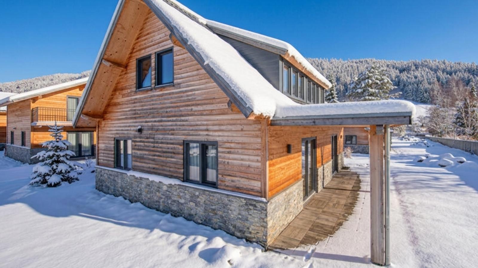 Bergblick am Afritzer See - Exterieur winter