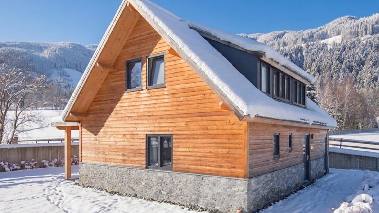 Bergblick am Afritzer See - Exterieur winter