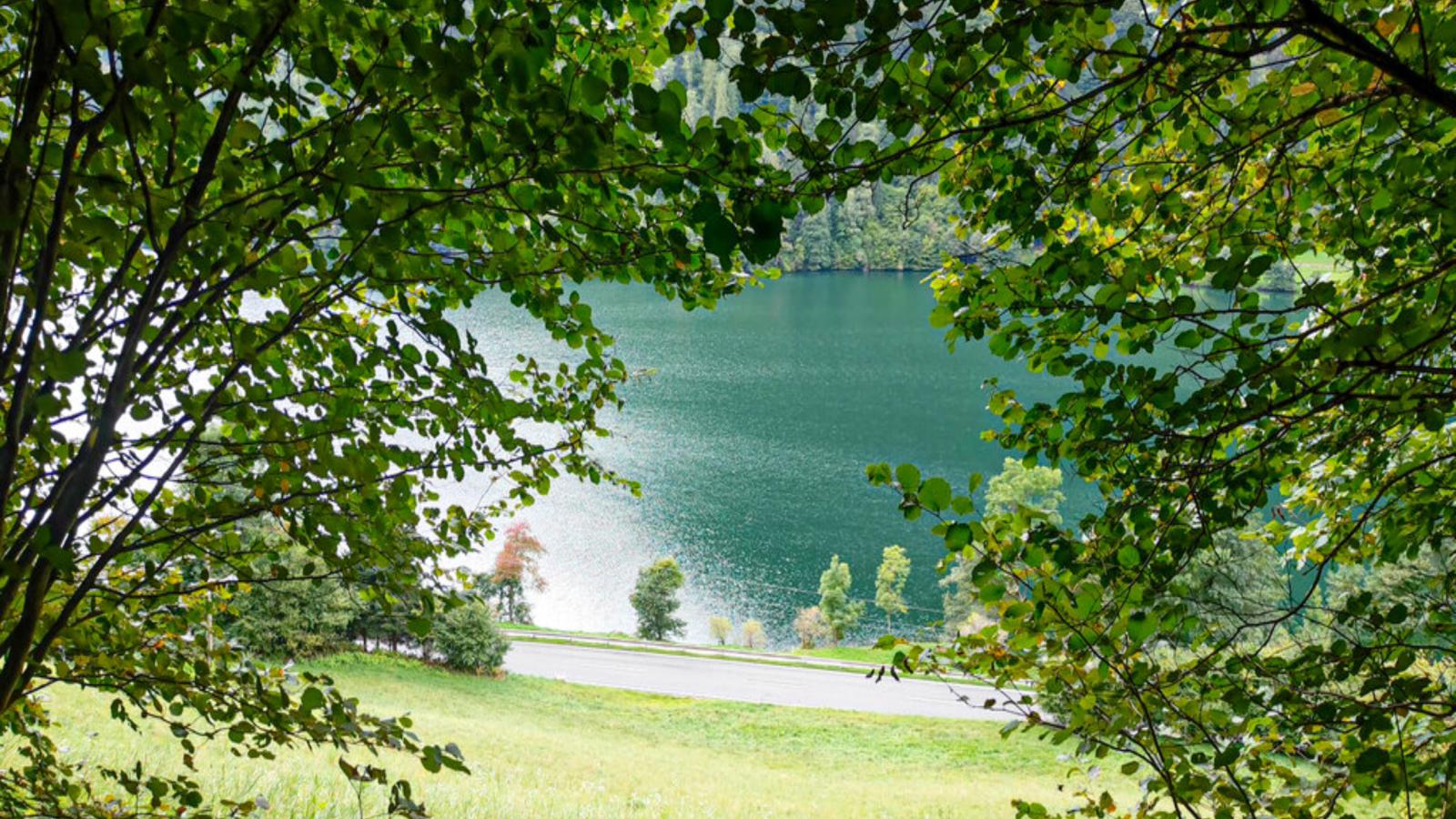 Bergblick am Afritzer See - Gebieden zomer 1km