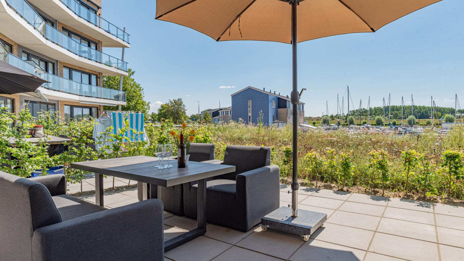 De Havenhoek - Terrasse/Balkon
