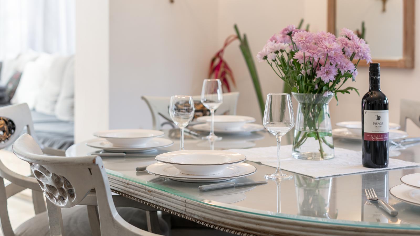 Exclusive Garden Suite - Eetkamer