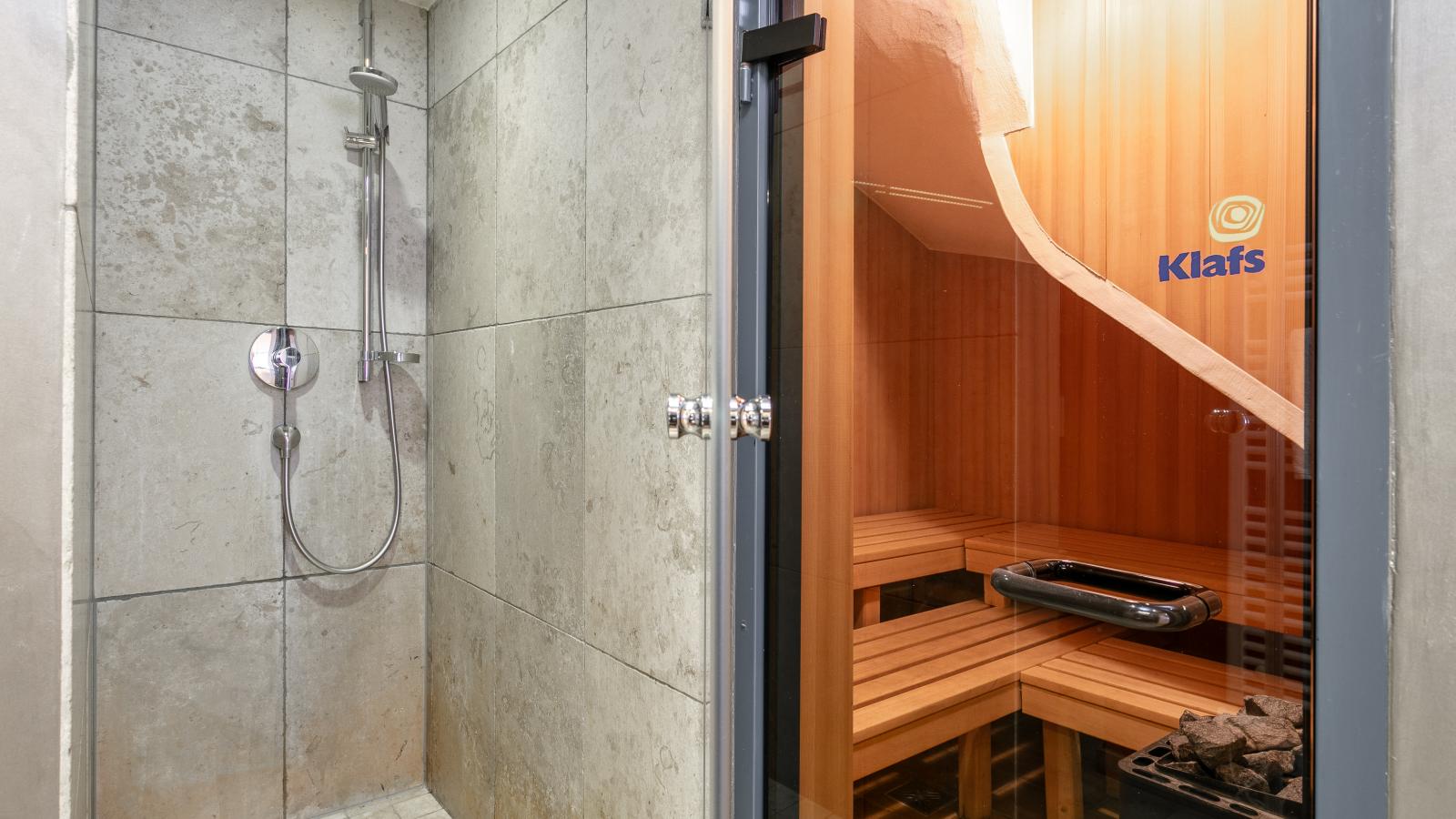 Garten Suite mit 2 separaten Studios - Sauna