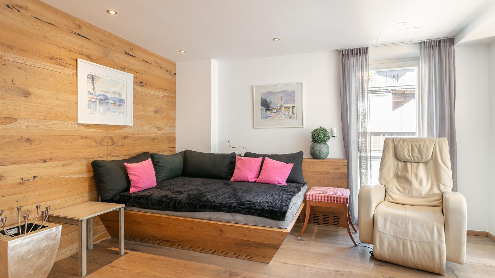 Premium Mountain View Suite - Woonkamer