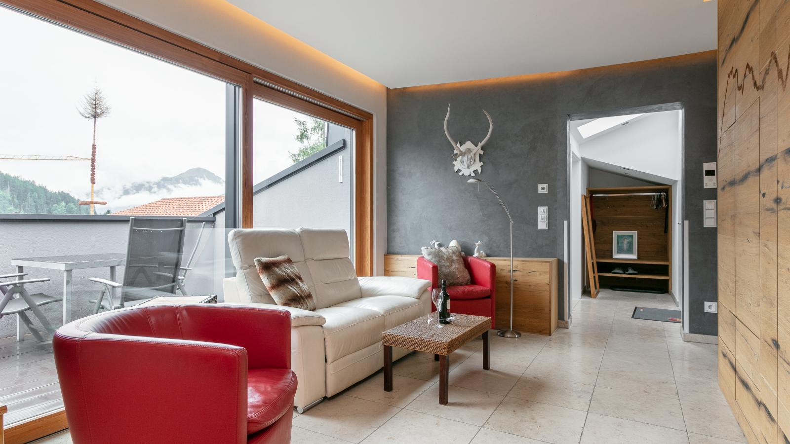Penthouse Mountain View - Living room