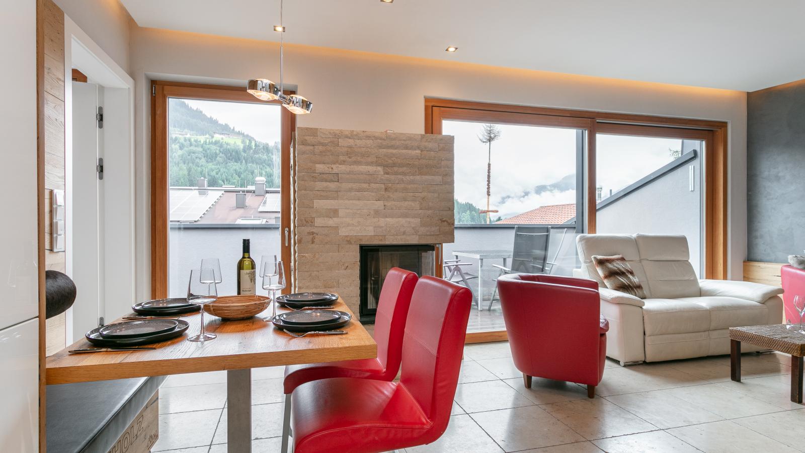 Penthouse Mountain View - Dining room