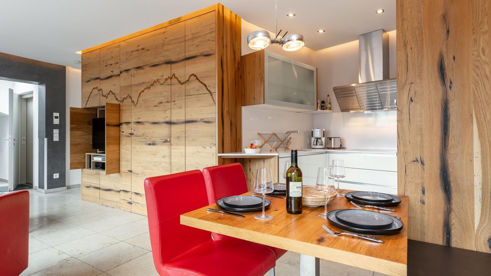 Penthouse Mountain View - Dining room