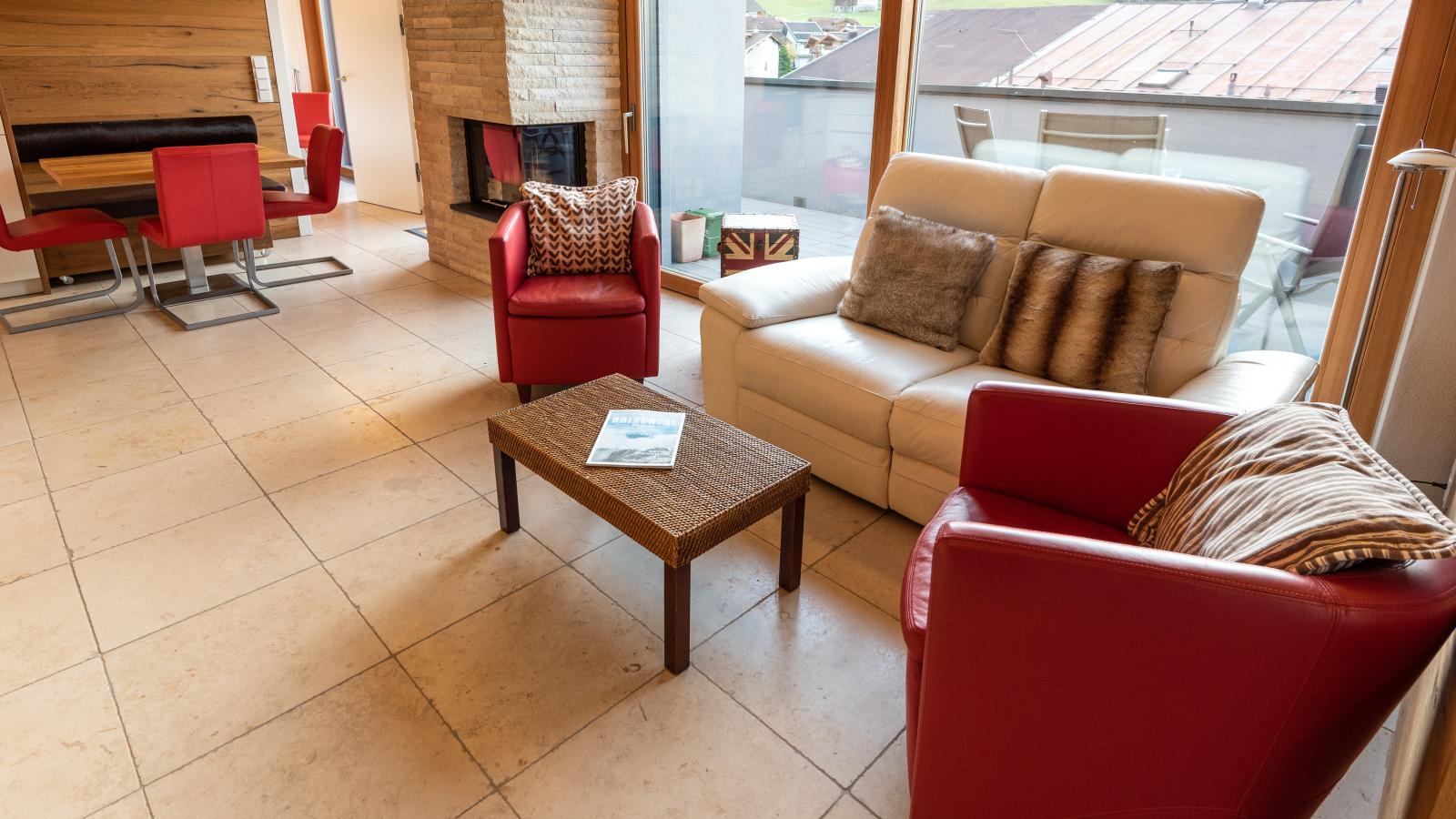 Penthouse Mountain View - Woonkamer