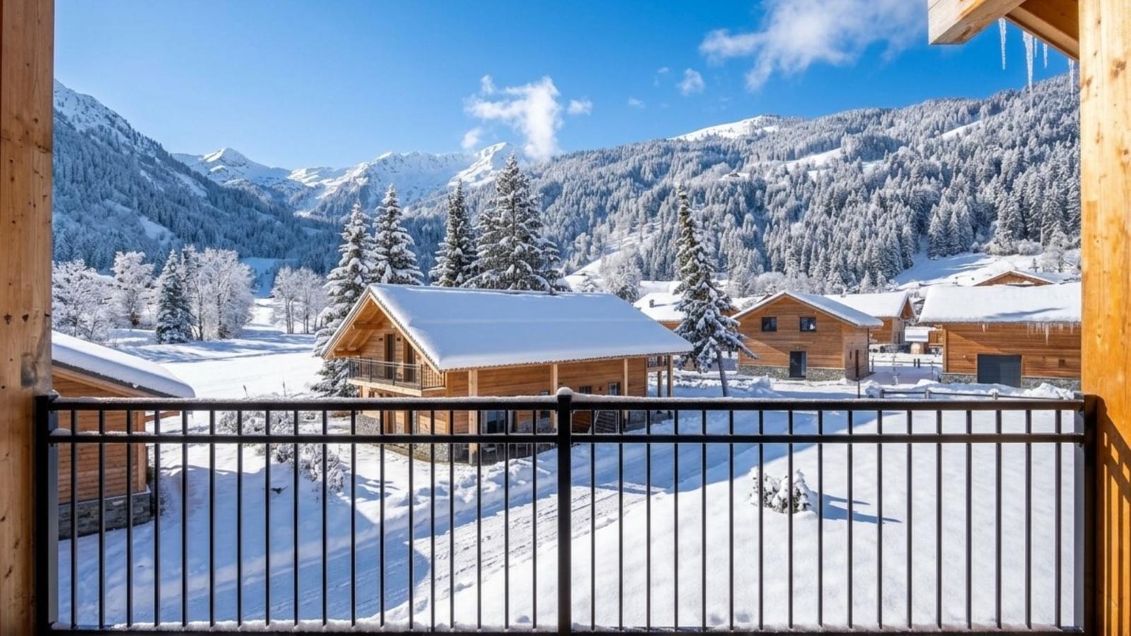 SeeZeit am Afritzer See - Uitzicht winter