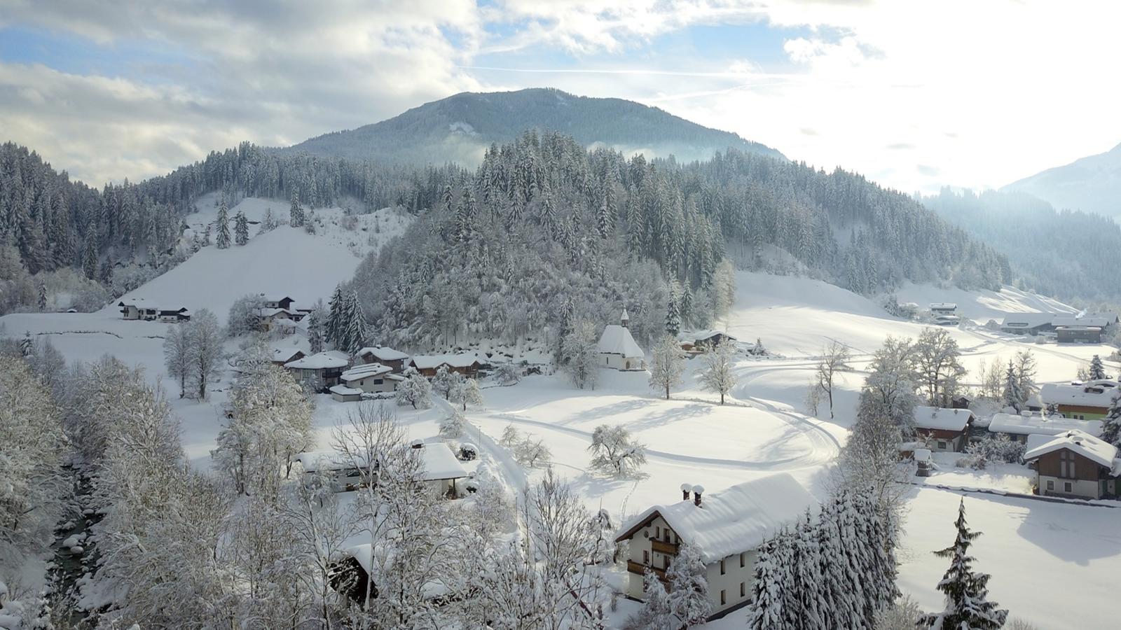 Brixentaler Ache - Area within 5km in winter