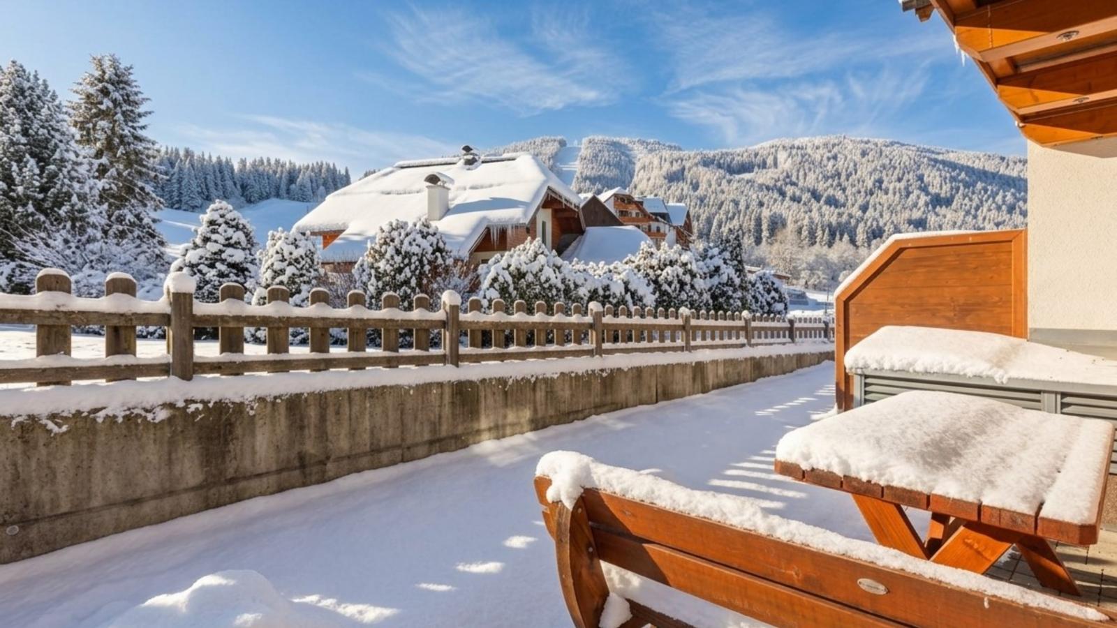 Aineckblick - Aussicht Winter