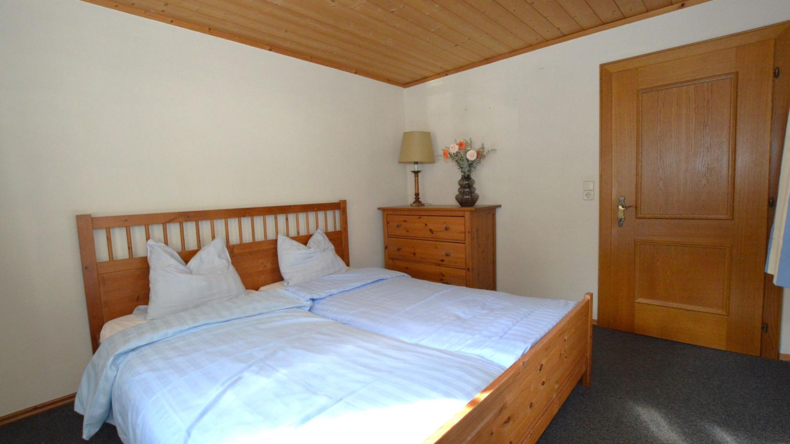 Hirscheck Ferienhaus 1 - Slaapkamer