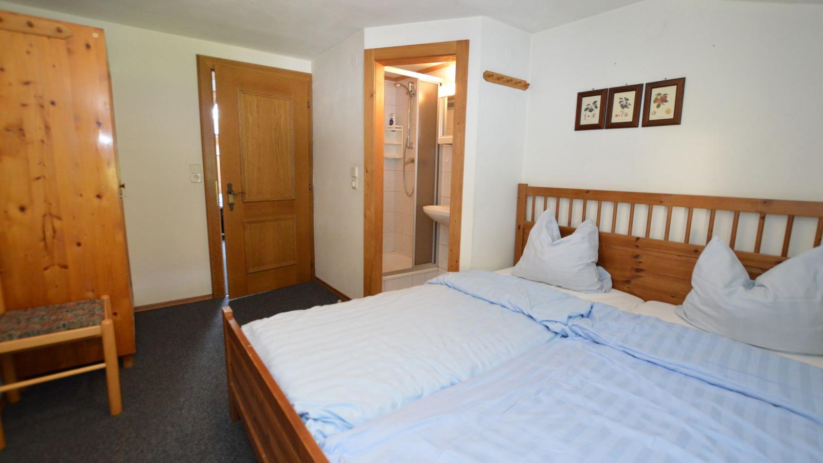 Hirscheck Ferienhaus 1 - Slaapkamer
