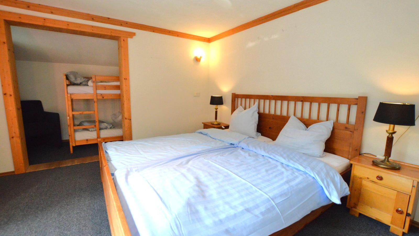 Hirscheck Ferienhaus 1 - Slaapkamer