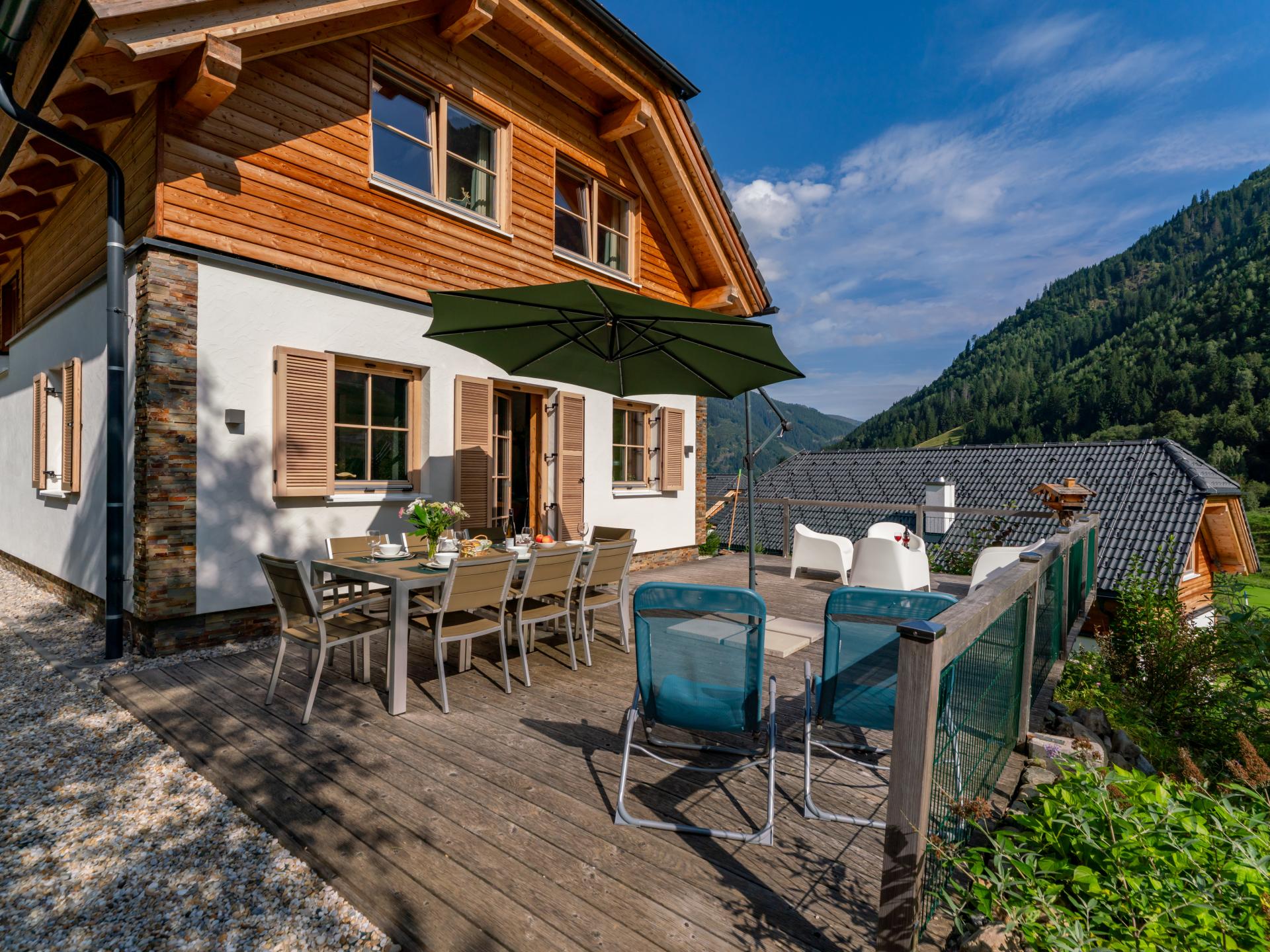 Vrijstaand chalet met sauna en houtkachel direct aan de skipiste in Donnersbachwald - foto 32