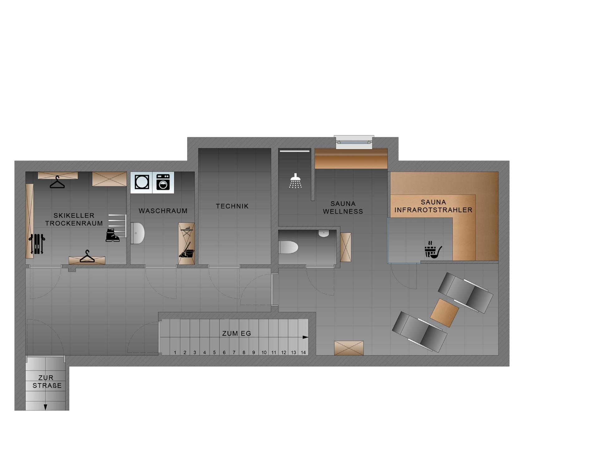 Luxe wellnesschalet voor 12 personen in Piesendorf, 400m van de piste - foto 34