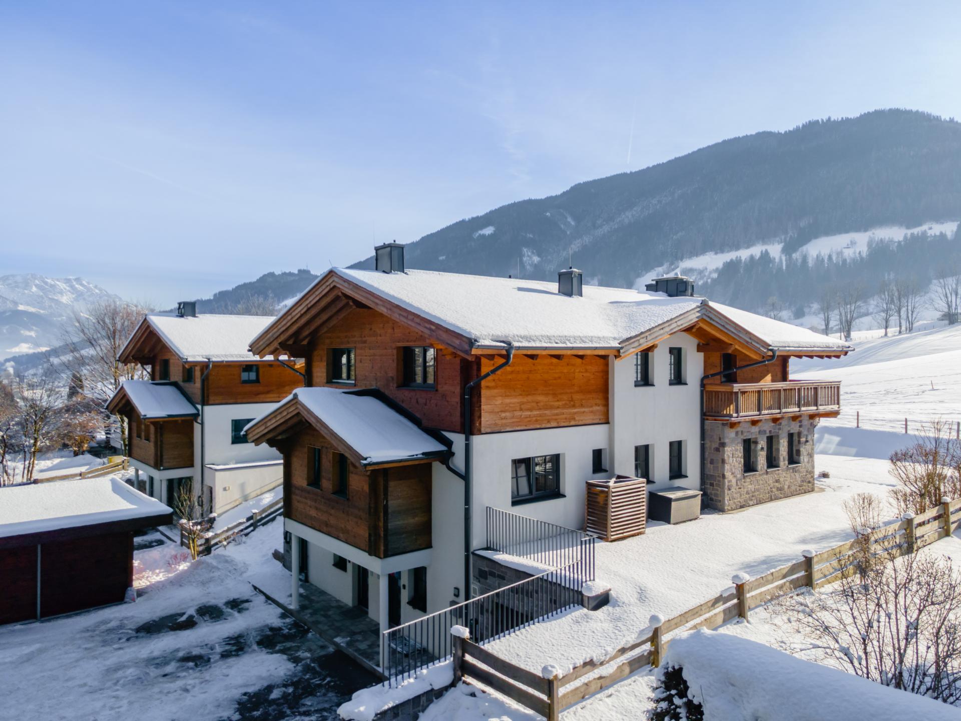Luxe vakantiehuis voor 11 personen met privésauna en tuin in Leogang - foto 41