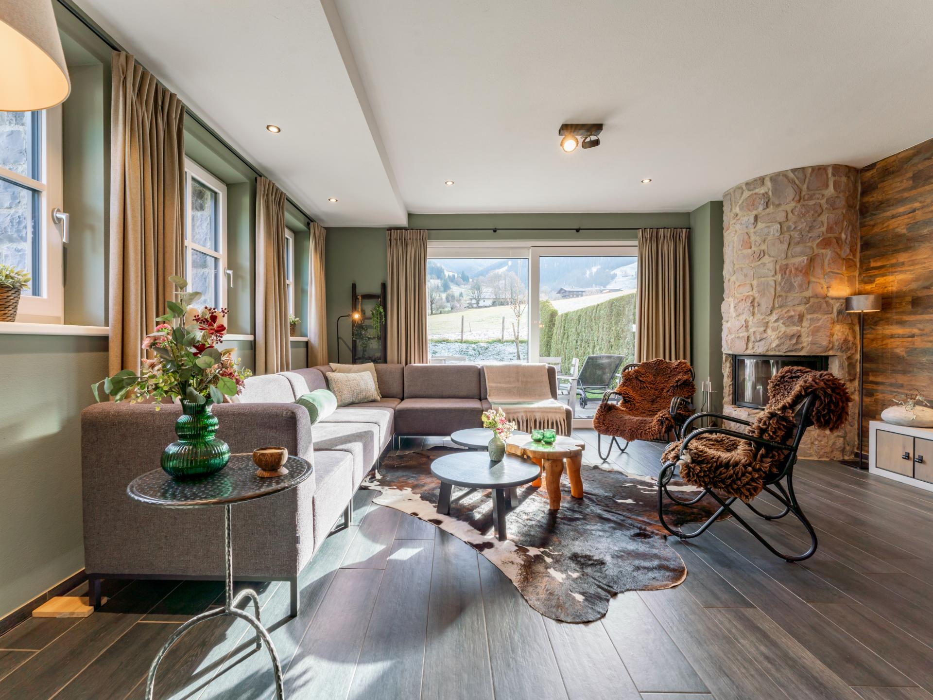 Luxe vakantiehuis voor 11 personen met privésauna en tuin in Leogang - foto 7