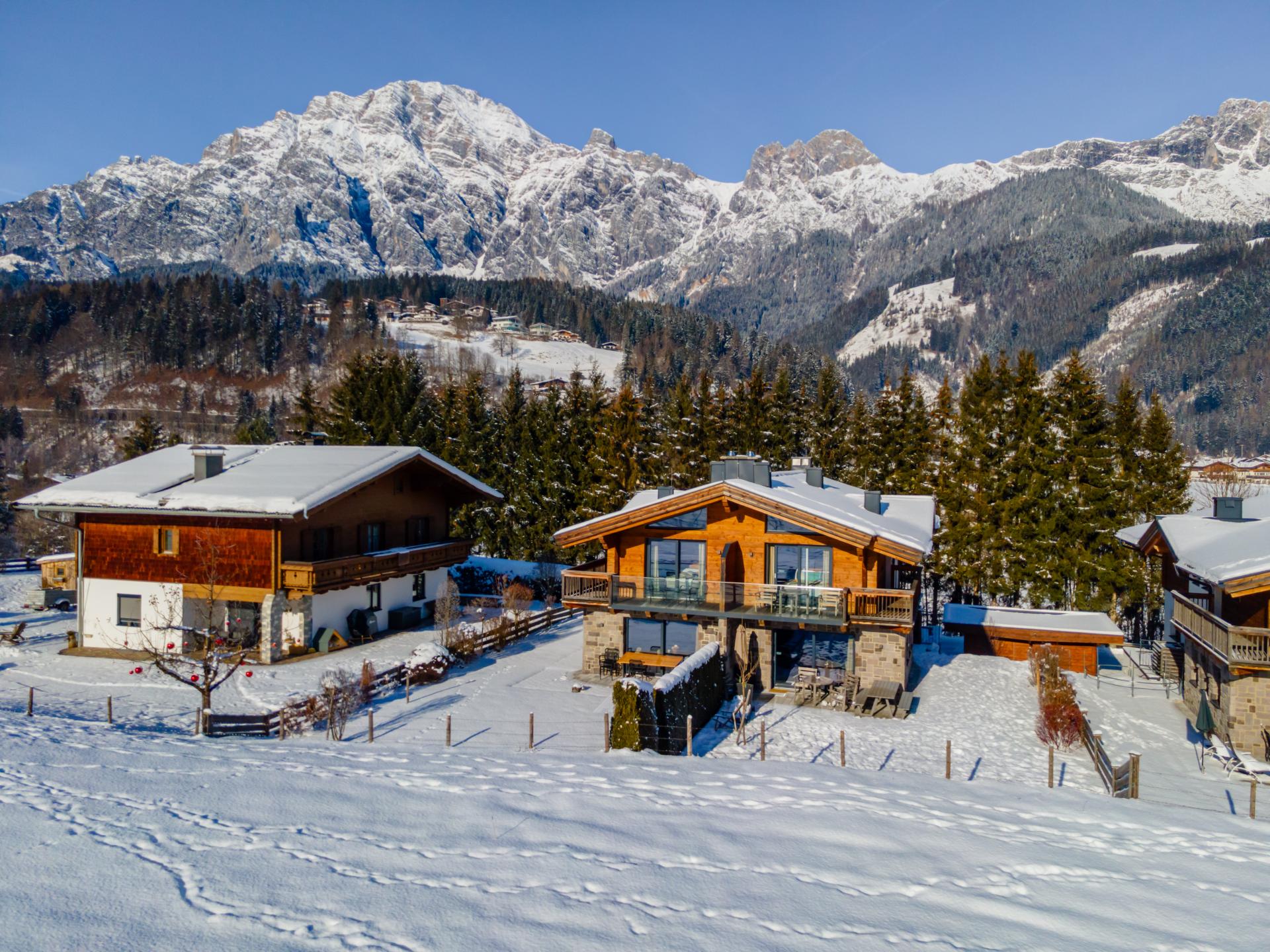 Luxe vakantiehuis voor 11 personen met privésauna en tuin in Leogang - foto 40