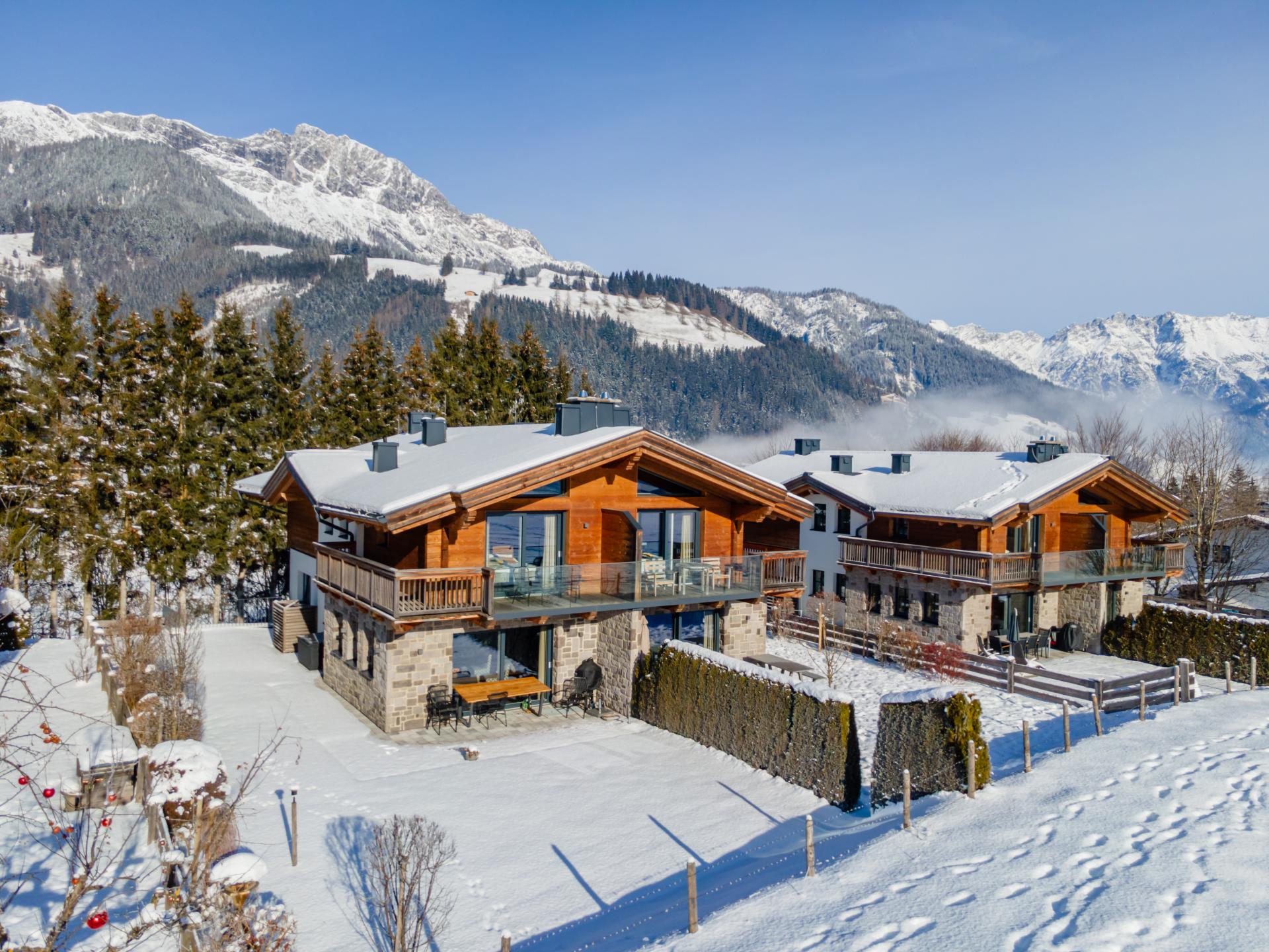 Luxe vakantiehuis voor 11 personen met privésauna en tuin in Leogang - foto 38