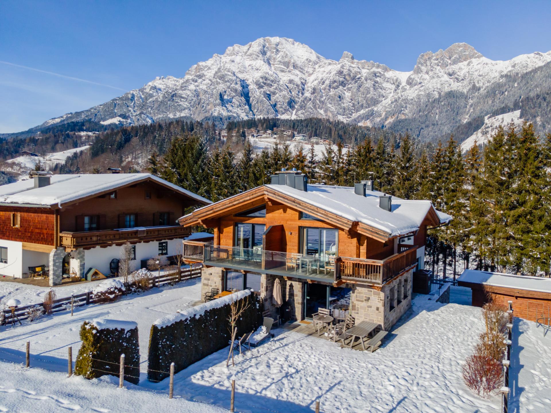 Luxe vakantiehuis voor 11 personen met privésauna en tuin in Leogang - foto 43