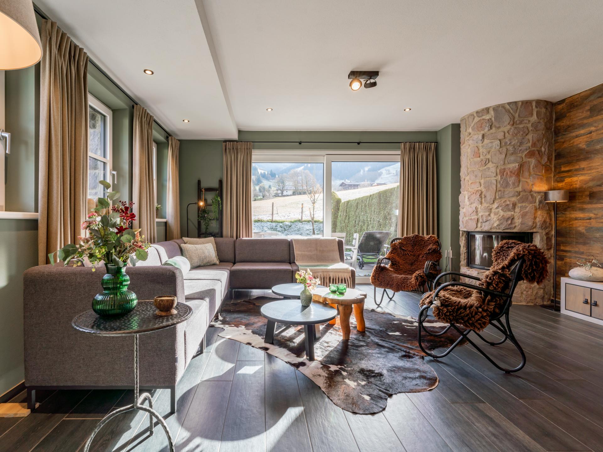Luxe 12-persoons chalet met sauna op 550m van de skilift in Leogang - foto 12