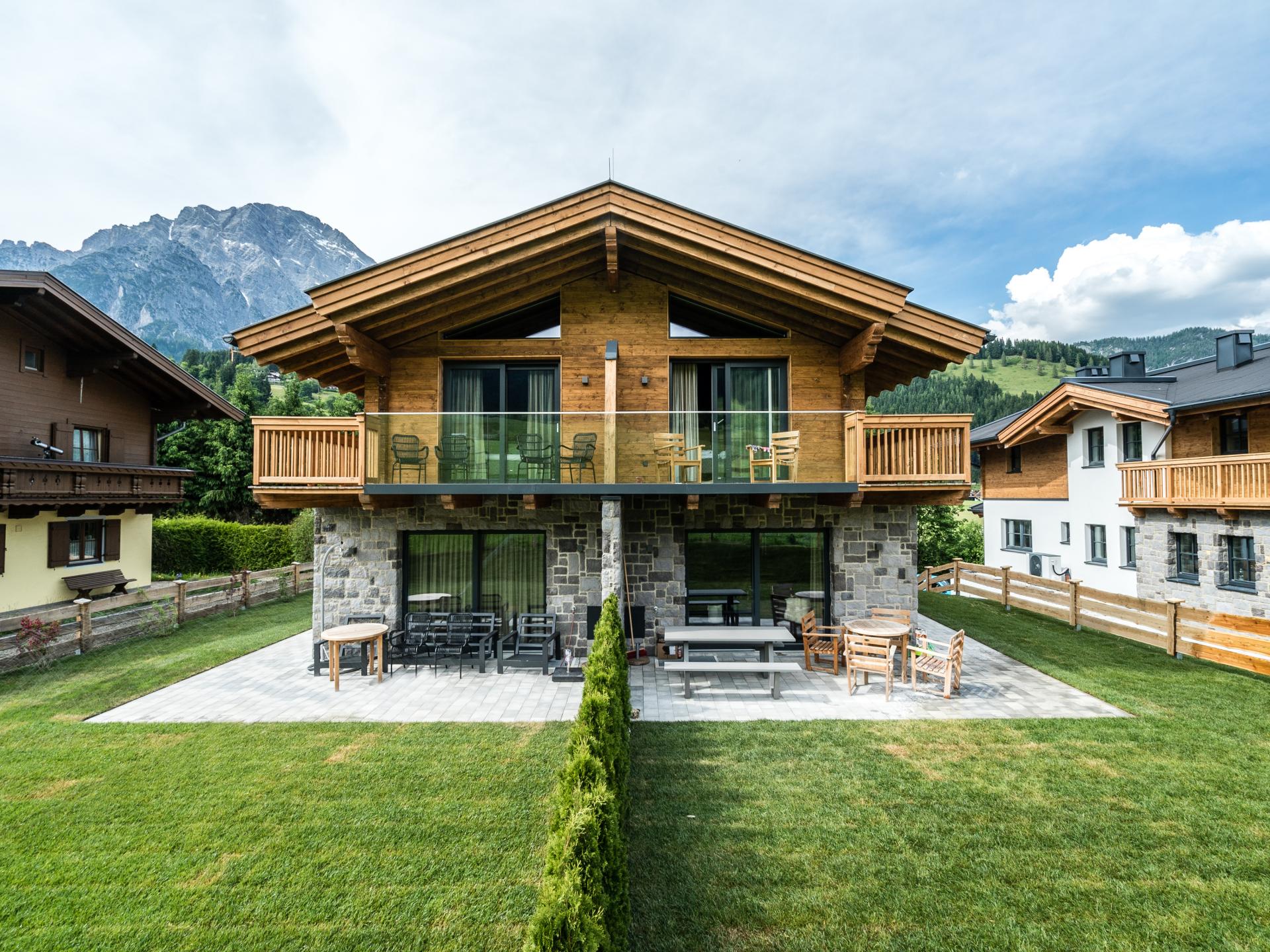 Luxe 12-persoons chalet met sauna op 550m van de skilift in Leogang - foto 40
