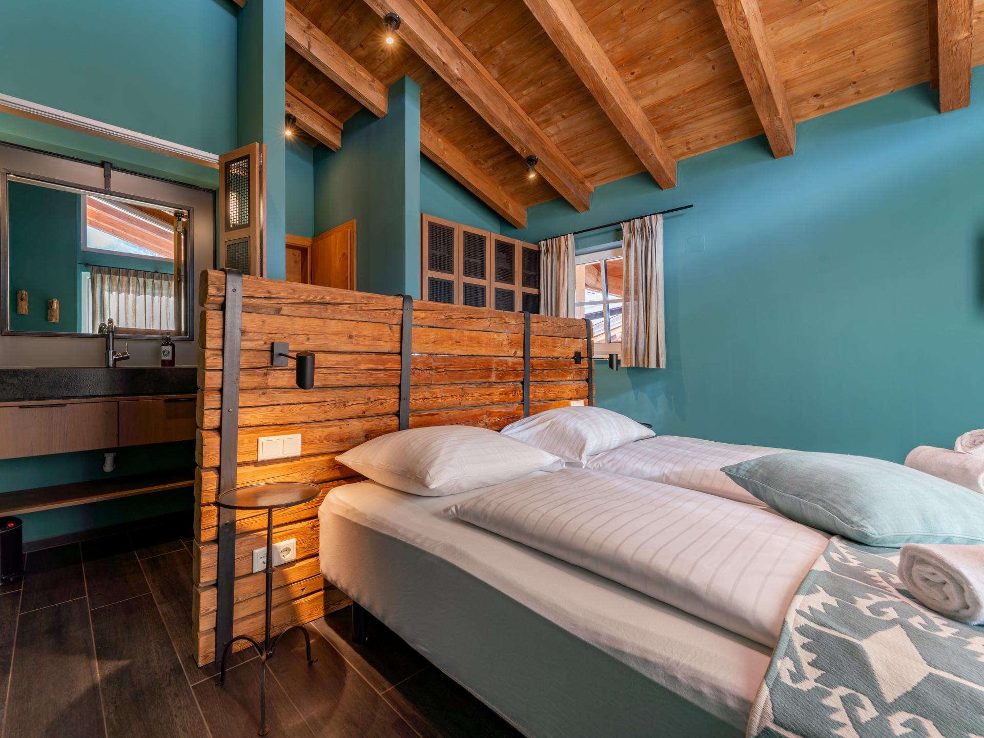 Luxe 12-persoons chalet met sauna op 550m van de skilift in Leogang - foto 26