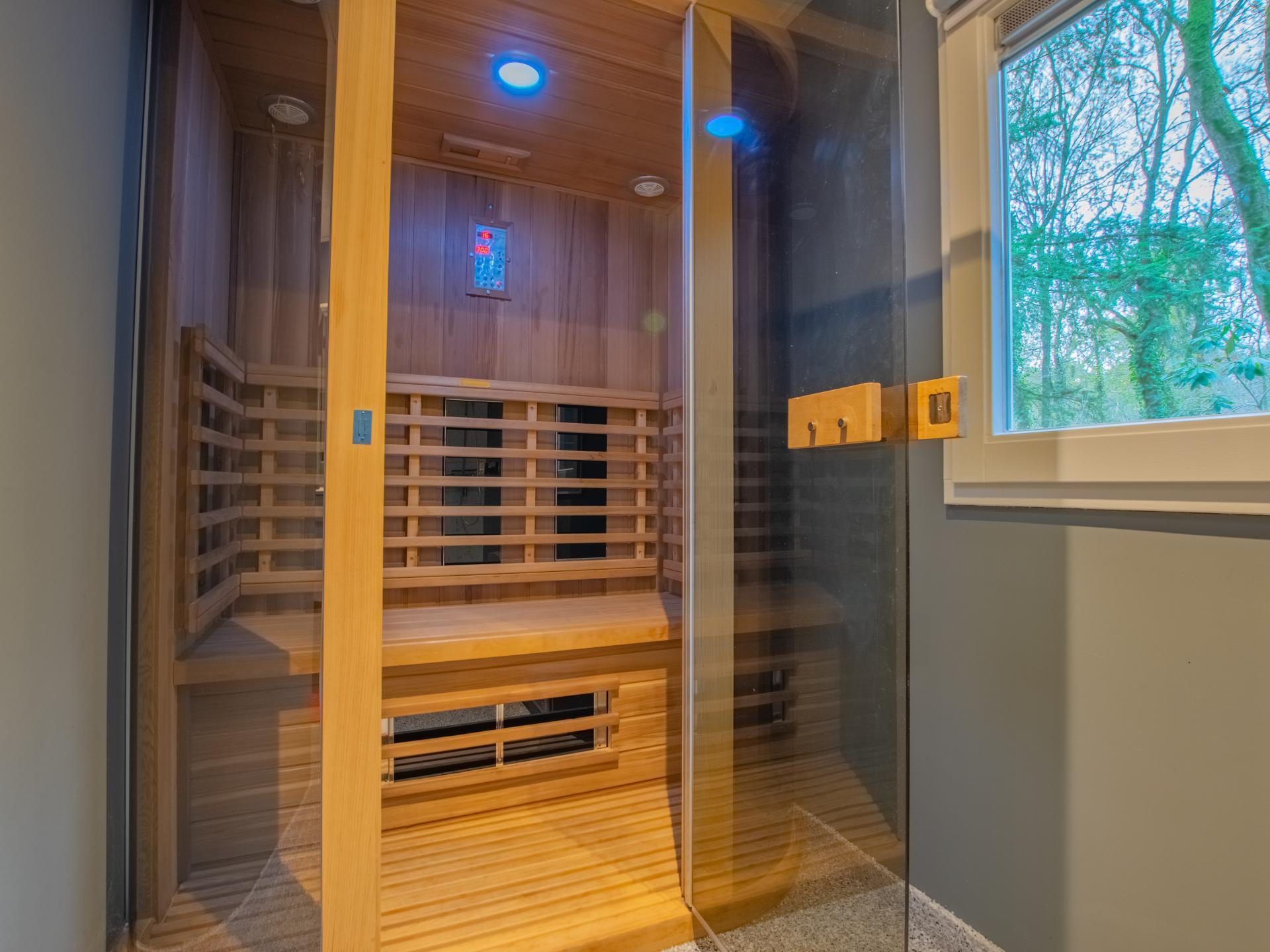 Romantisch boshuis met sauna en uitzicht over de Maashorst - foto 17