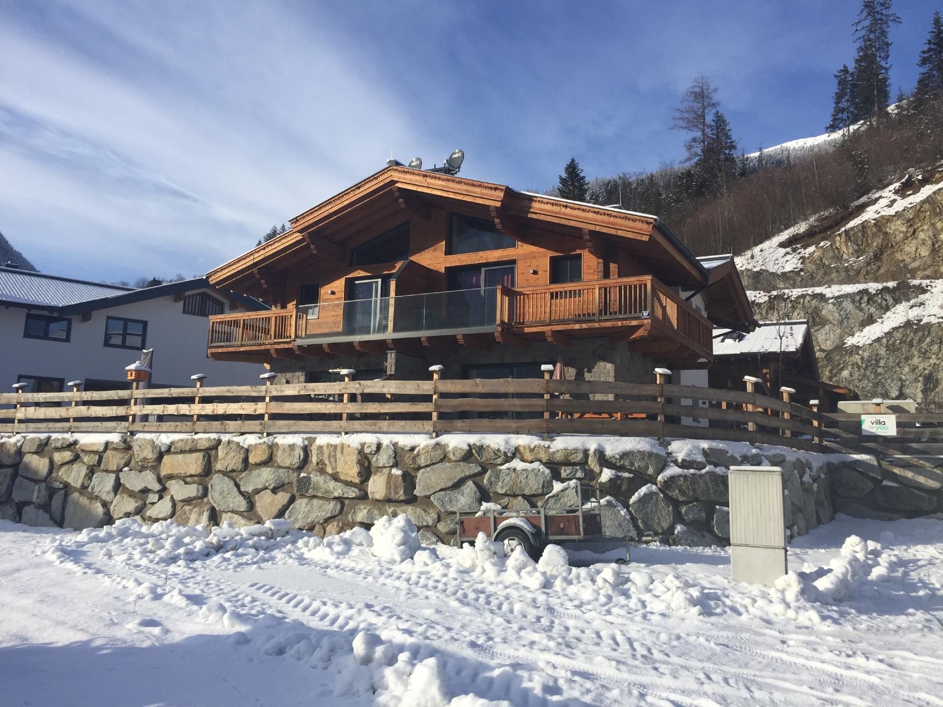 Luxe lodge in Wald im Pinzgau met sauna, 100m van de piste, 10 personen - foto 18