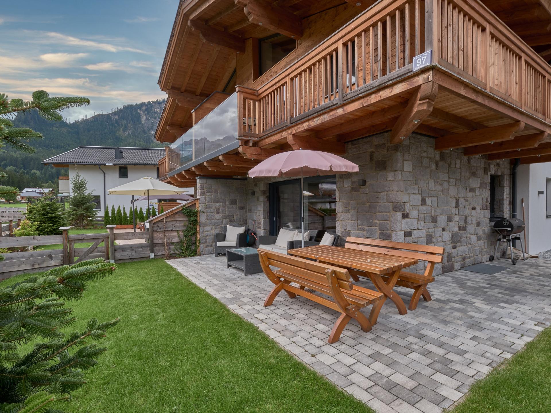 Groots chalet voor 20 personen met sauna, direct aan de piste in Wald im Pinzgau - foto 17