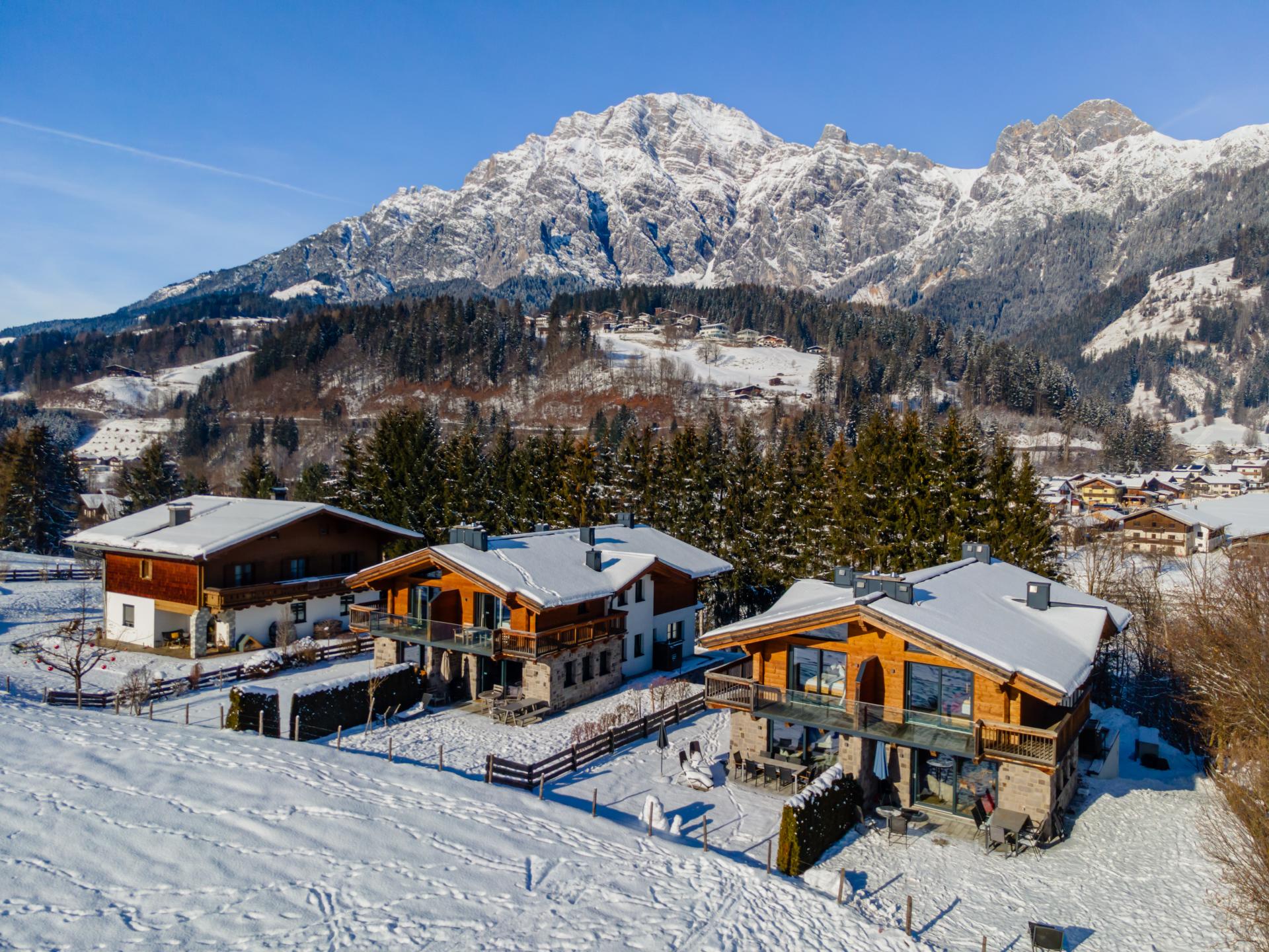 Luxe chalet met sauna en uitzicht, 200m van skilift in Leogang - foto 38