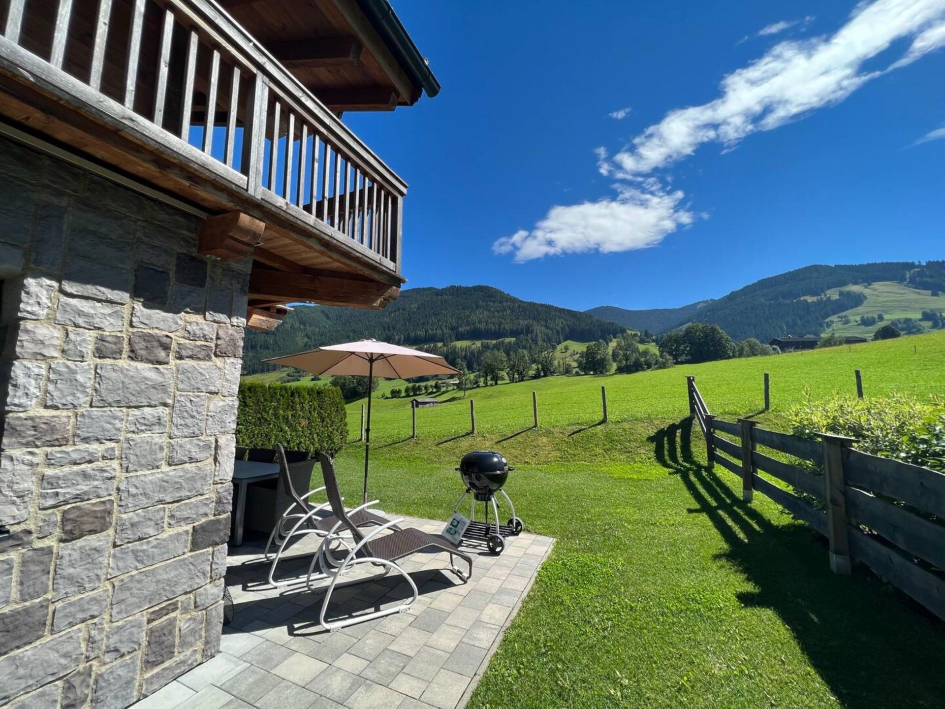 Luxe chalet met sauna en uitzicht, 200m van skilift in Leogang - foto 36