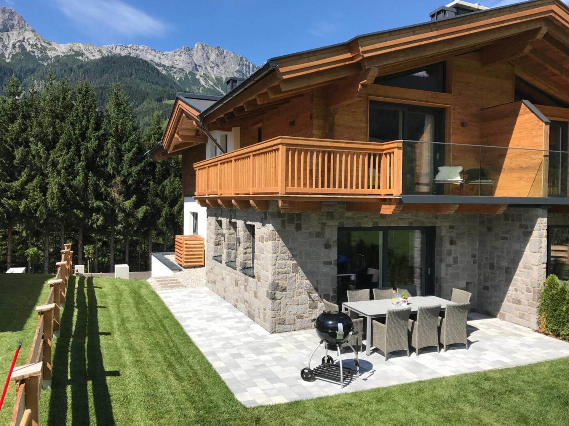 Luxe chalet met sauna en uitzicht, 200m van skilift in Leogang - foto 34