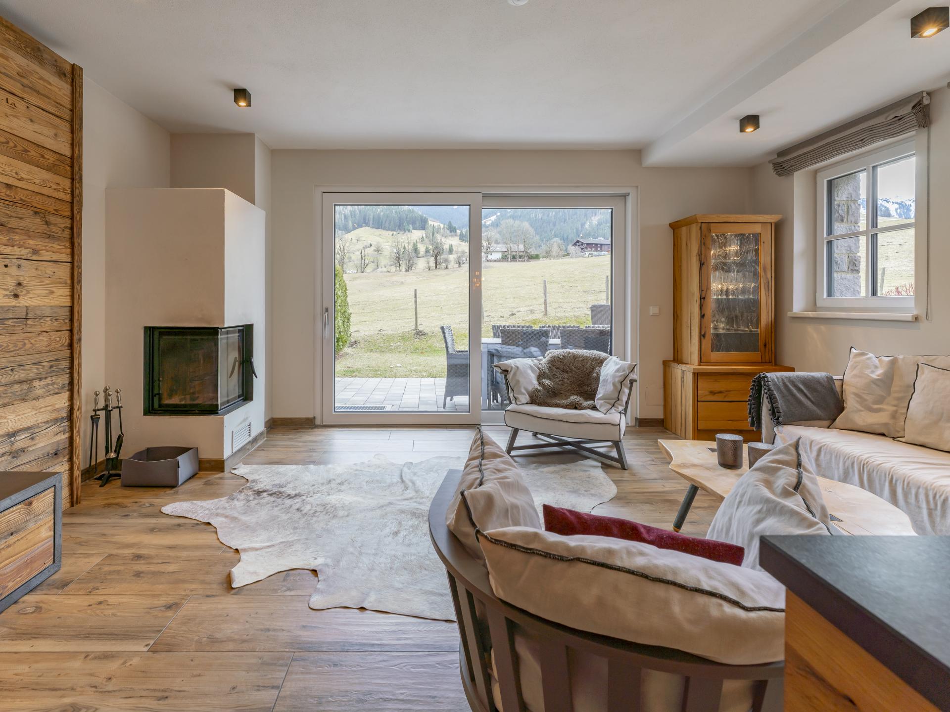 Luxe chalet met sauna en uitzicht, 200m van skilift in Leogang - foto 6