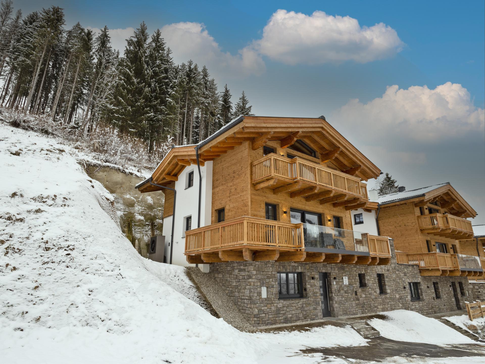 Luxe vrijstaand chalet met sauna, 350m van de skilift in Mühlbach - foto 43