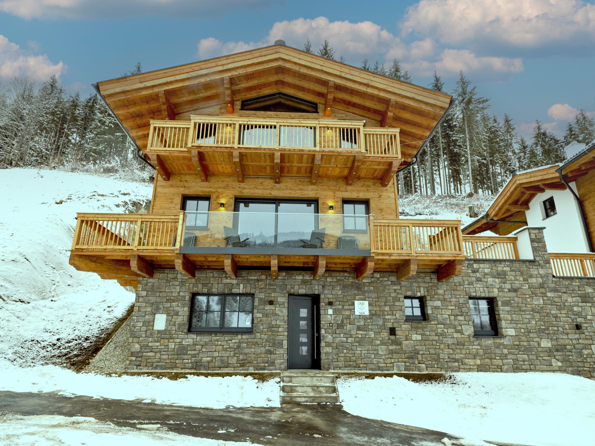 Luxe vrijstaand chalet met sauna, 350m van de skilift in Mühlbach - foto 42