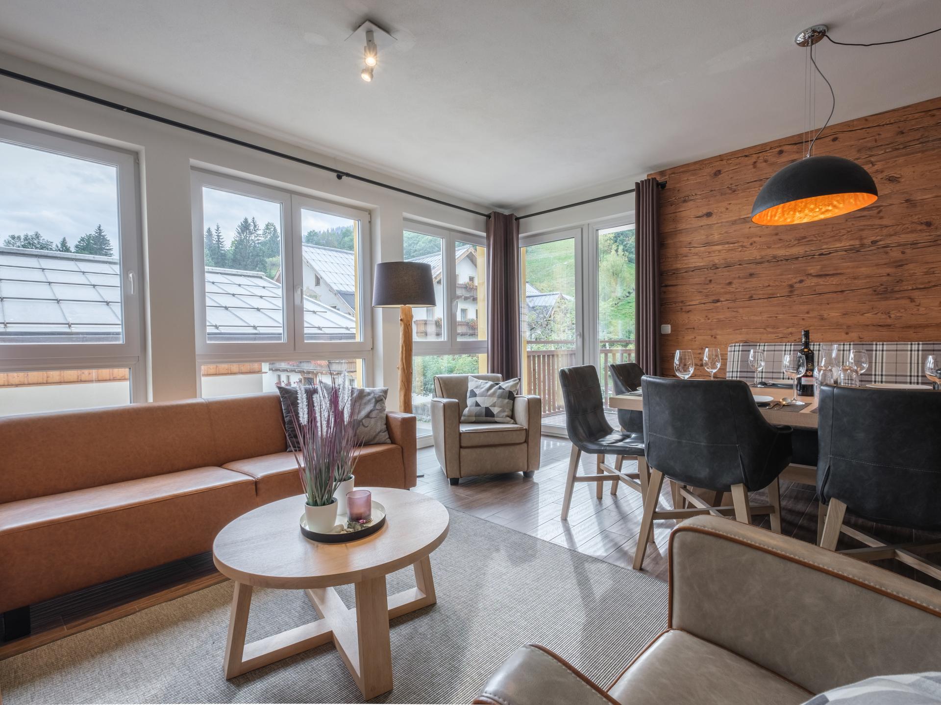 Stijlvol appartement voor 6 in Dienten, direct aan de piste en midden in het dorp - foto 8