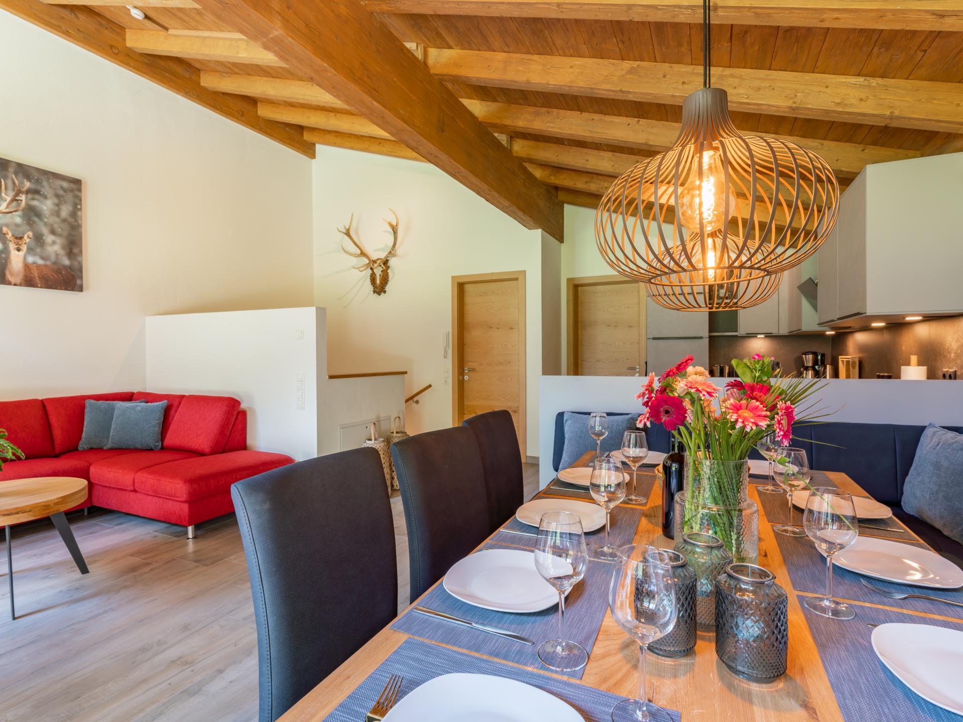 Op 800 m van de piste: Ruim vrijstaand chalet in Wald im Pinzgau · 10 pers. - foto 12