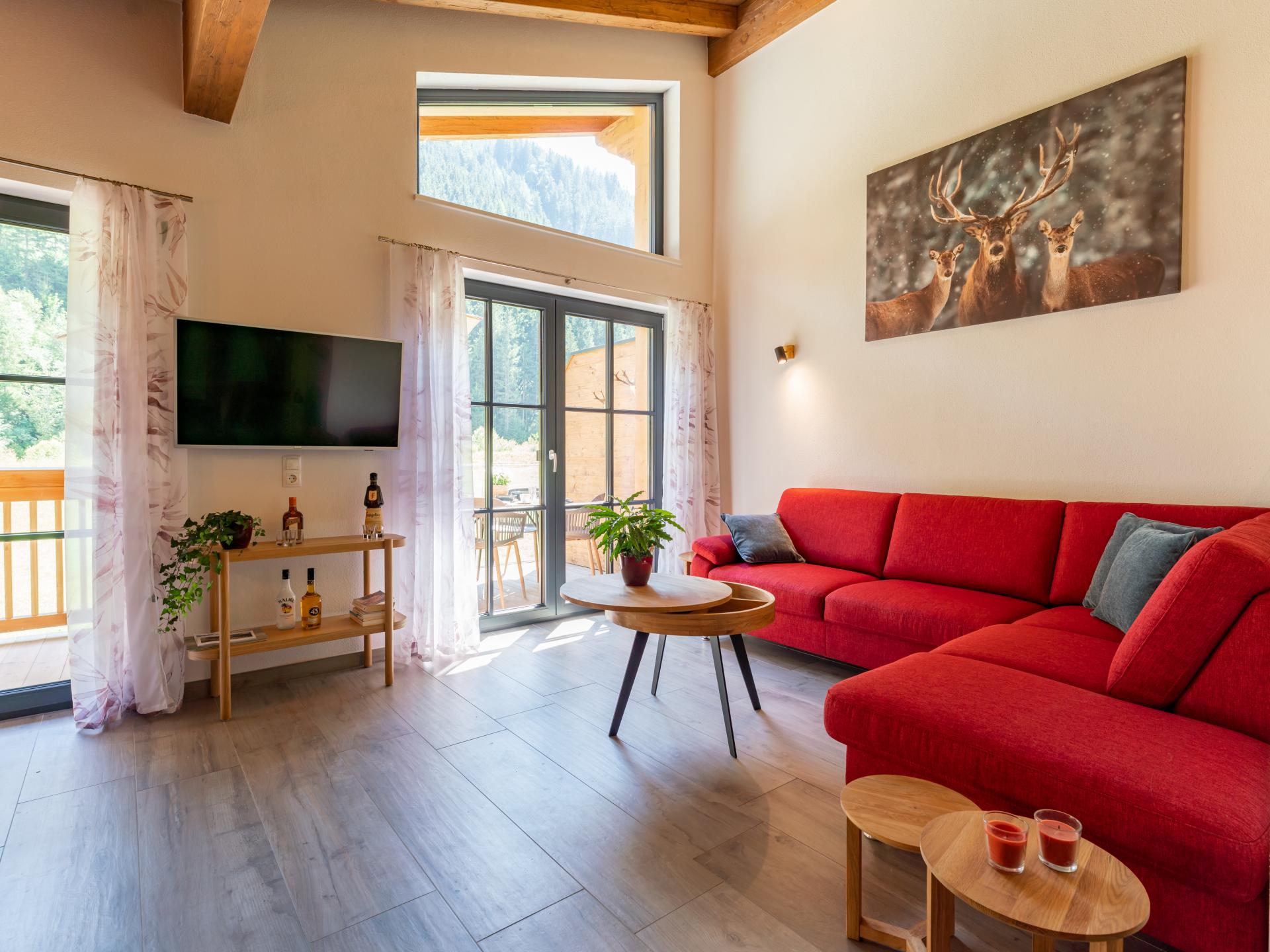 Op 800 m van de piste: Ruim vrijstaand chalet in Wald im Pinzgau · 10 pers. - foto 11