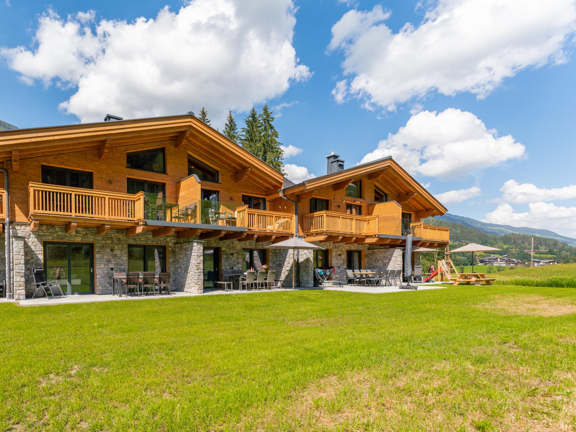 Op 800 m van de piste: Ruim vrijstaand chalet in Wald im Pinzgau · 10 pers. - foto 8