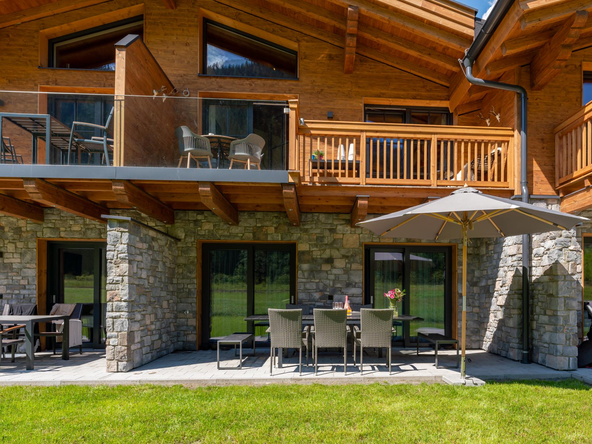 Op 800 m van de piste: Ruim vrijstaand chalet in Wald im Pinzgau · 10 pers. - foto 40